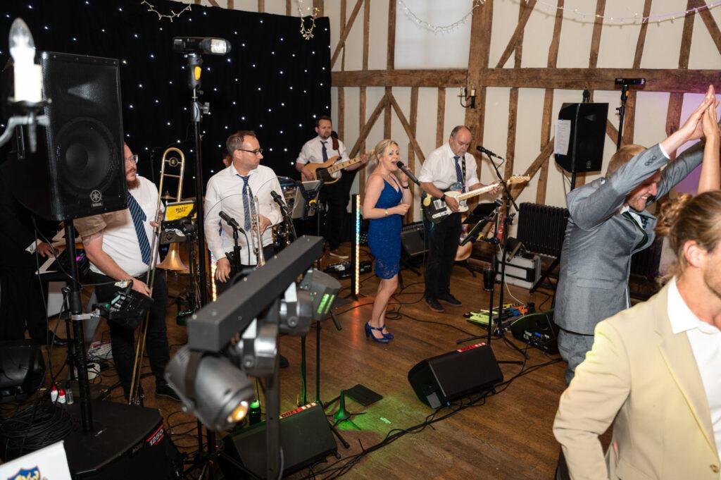 Tracy Wedding Singer Essex Wedding Band Picture