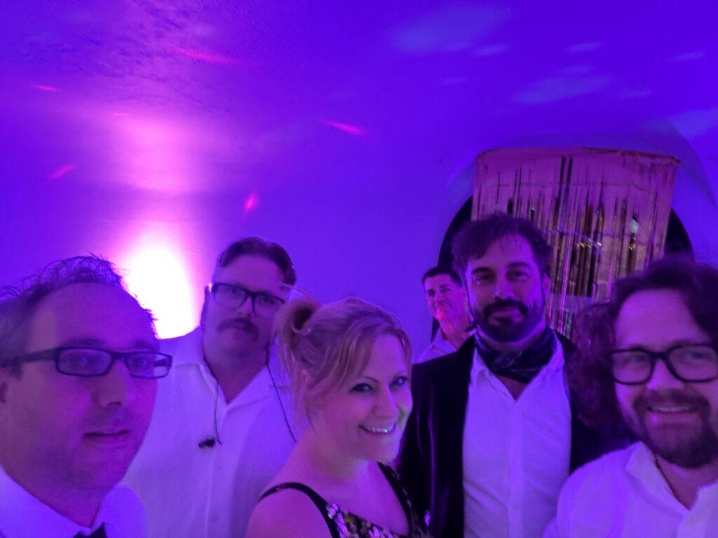 members of old skool_essex wedding band